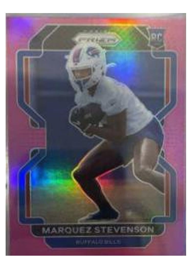 2021 Panini Prizm Base Set Marquez Stevenson #407 card