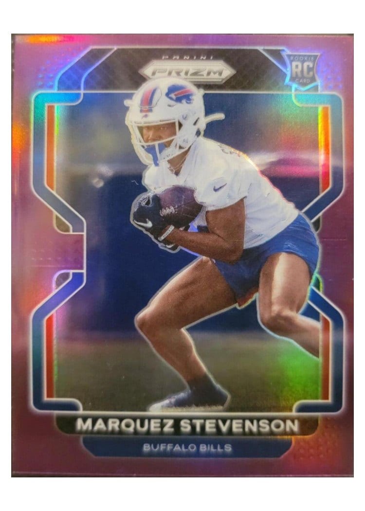2021 Panini Prizm Base Set Marquez Stevenson #407 card