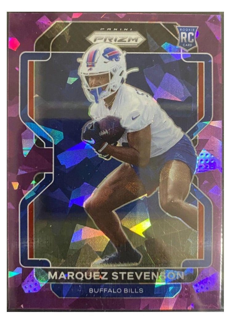2021 Panini Prizm Base Set Marquez Stevenson #407 card