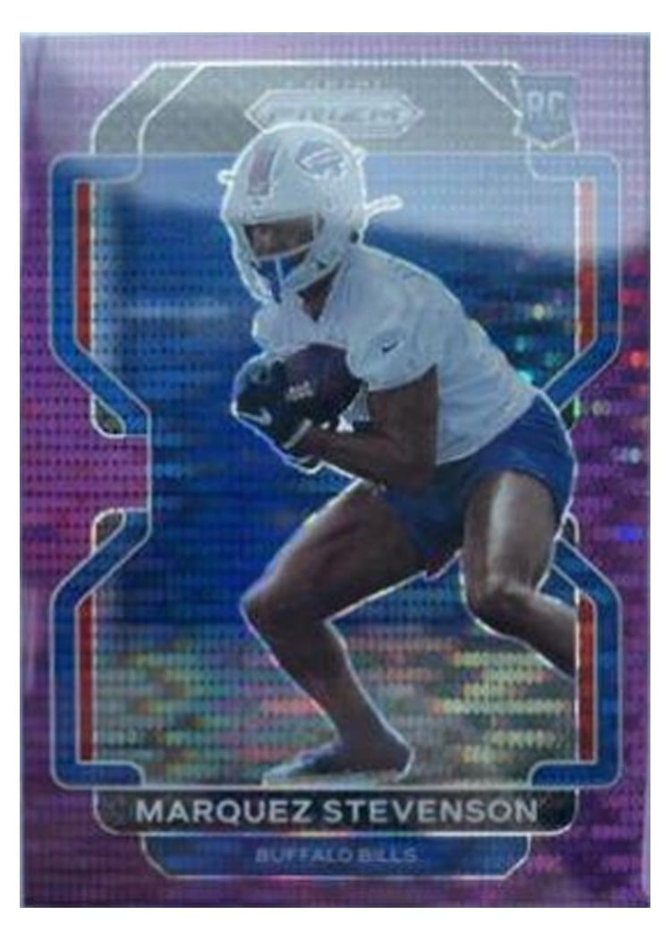 2021 Panini Prizm Base Set Marquez Stevenson #407 card