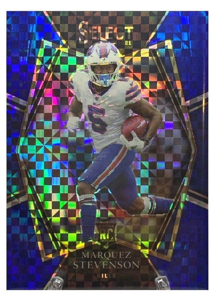 2021 Panini Select Base Set Marquez Stevenson #196 card