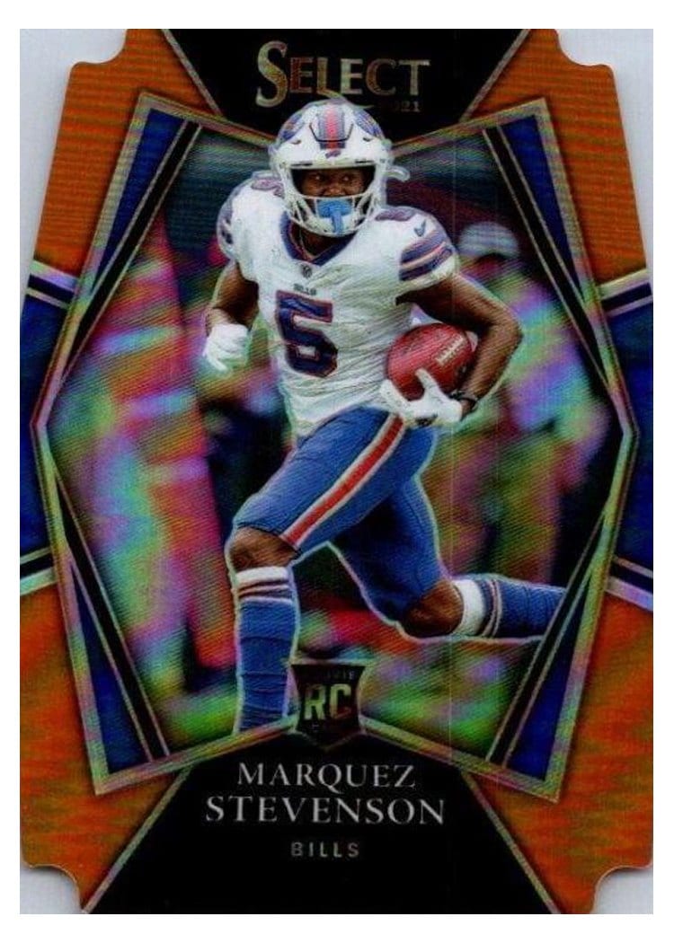 2021 Panini Select Base Set Marquez Stevenson #196 card