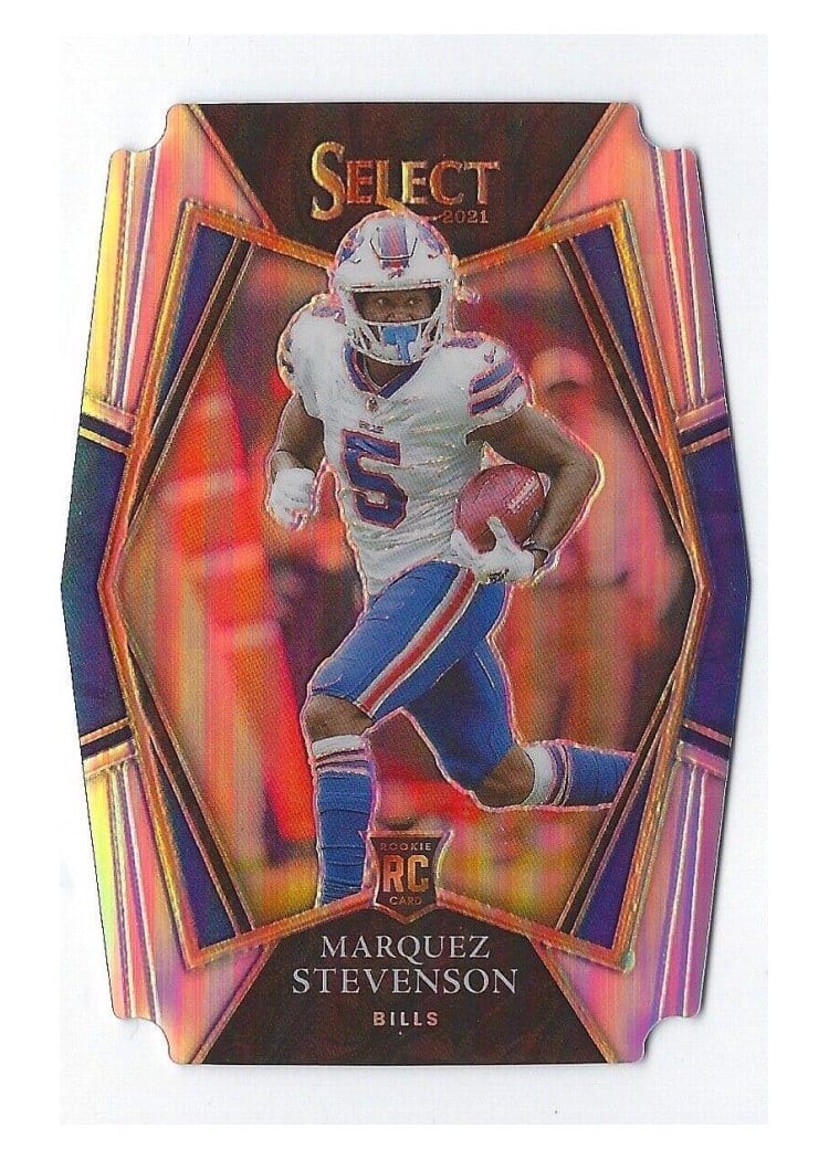2021 Panini Select Base Set Marquez Stevenson #196 card