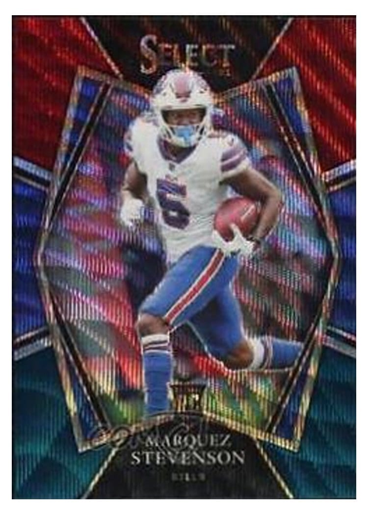 2021 Panini Select Base Set Marquez Stevenson #196 card