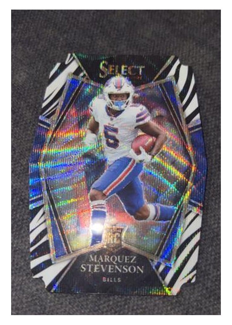 2021 Panini Select Base Set Marquez Stevenson #196 card