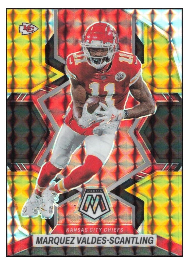 2022 Panini Mosaic Base Set Marquez Valdes-Scantling #210 card