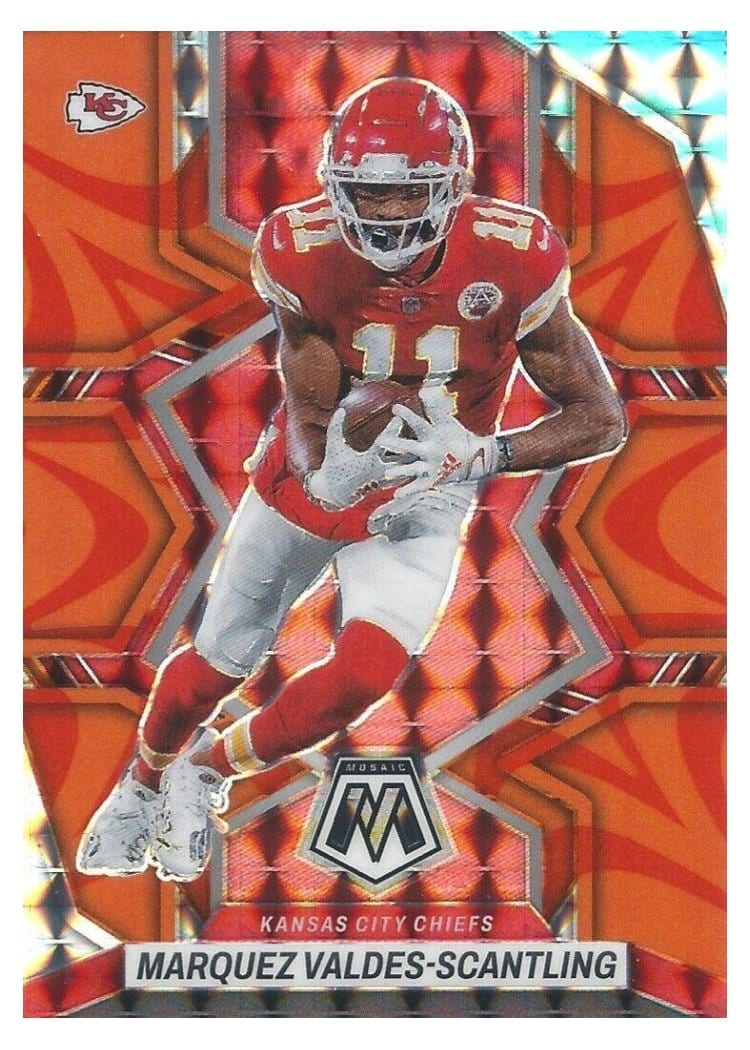 2022 Panini Mosaic Base Set Marquez Valdes-Scantling #210 card