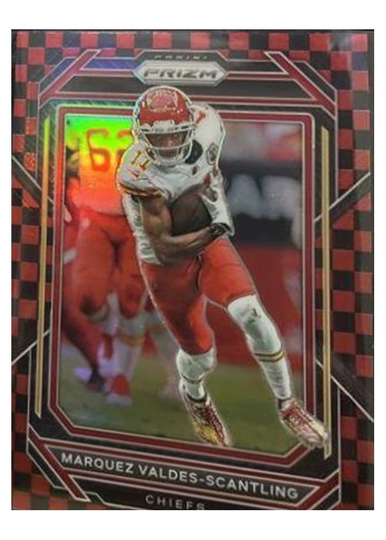 2022 Panini Prizm Base Set Marquez Valdes-Scantling #142 card