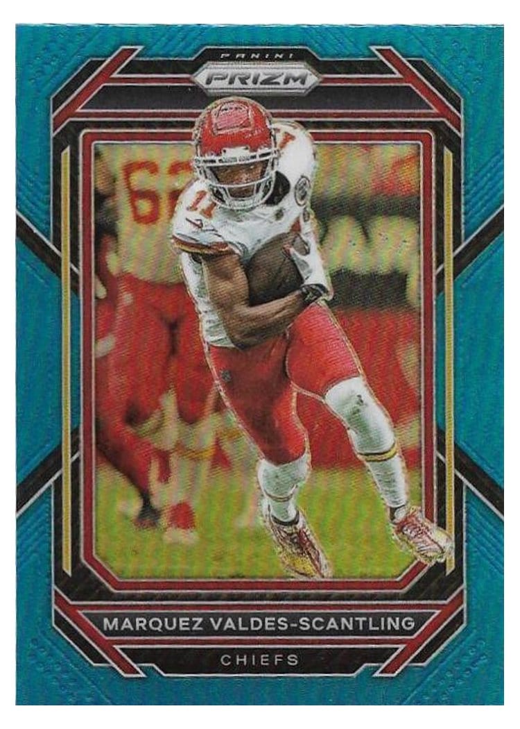 2022 Panini Prizm Base Set Marquez Valdes-Scantling #142 card