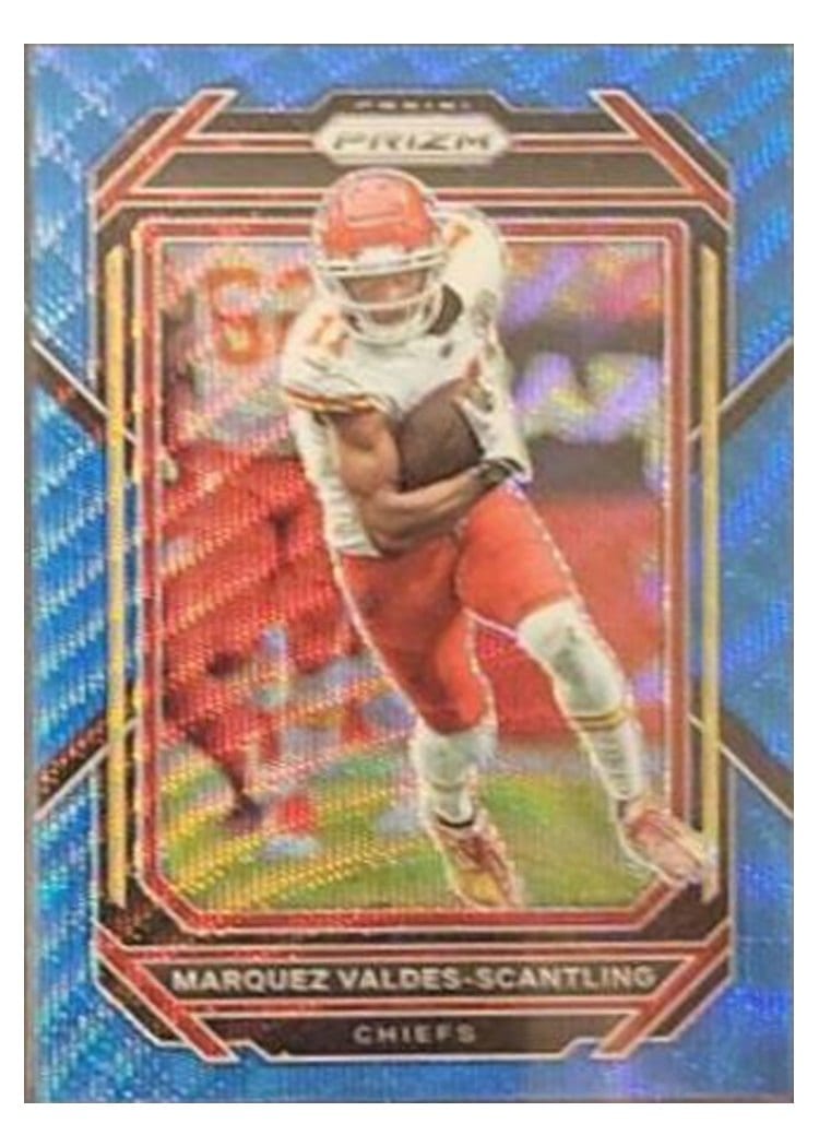 2022 Panini Prizm Base Set Marquez Valdes-Scantling #142 card