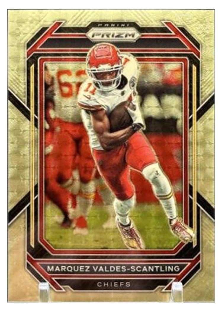 2022 Panini Prizm Base Set Marquez Valdes-Scantling #142 card