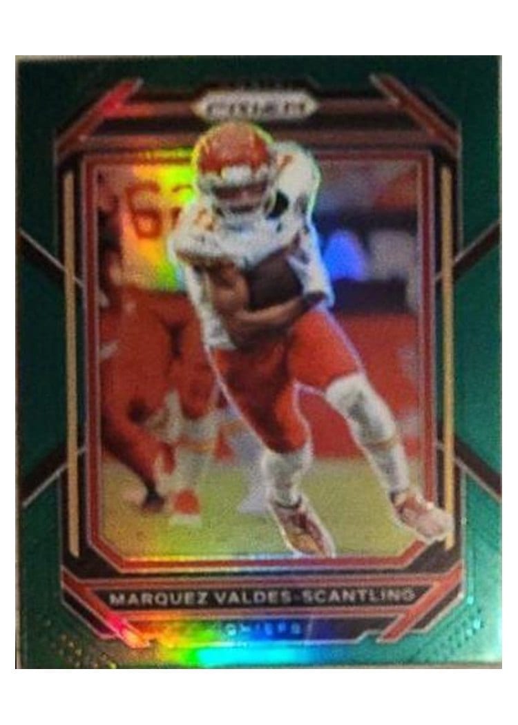 2022 Panini Prizm Base Set Marquez Valdes-Scantling #142 card