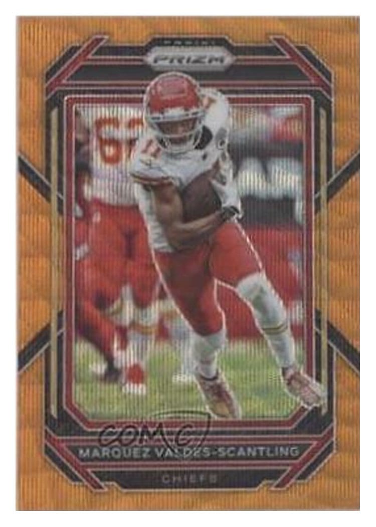 2022 Panini Prizm Base Set Marquez Valdes-Scantling #142 card