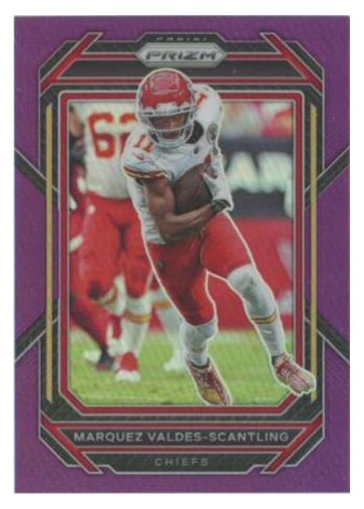 2022 Panini Prizm Base Set Marquez Valdes-Scantling #142 card