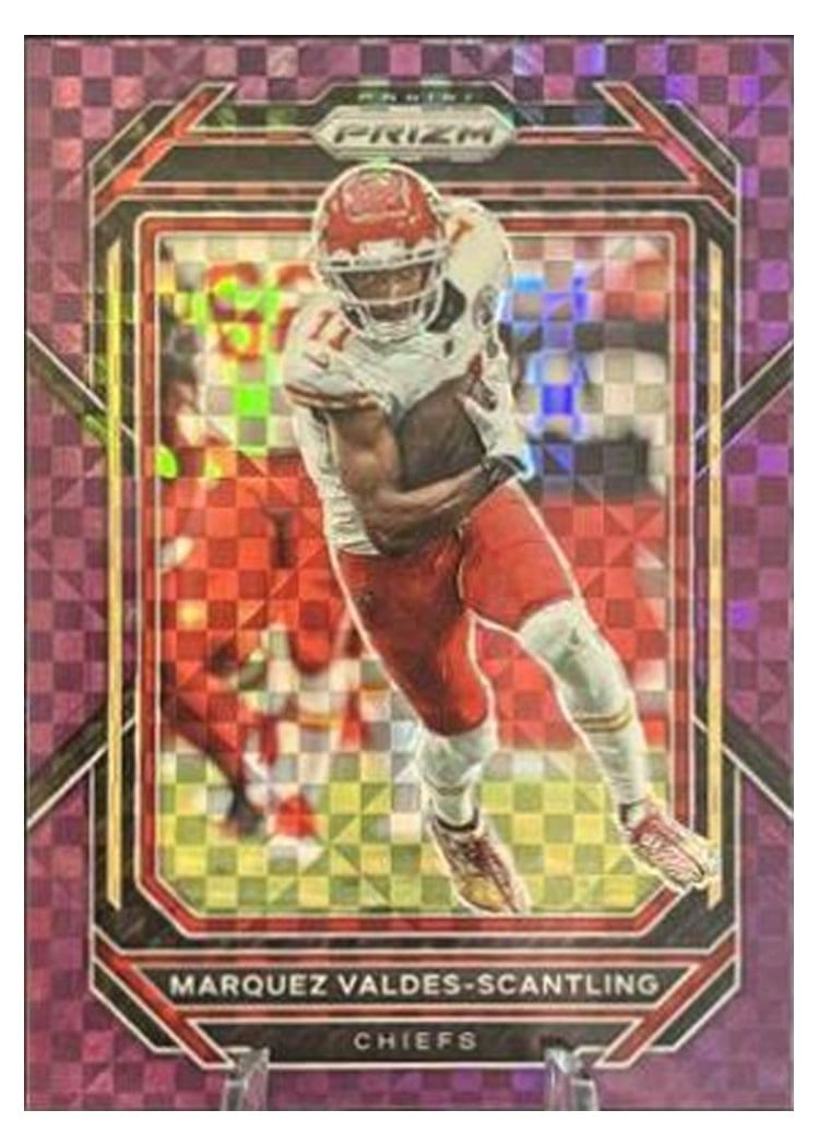 2022 Panini Prizm Base Set Marquez Valdes-Scantling #142 card