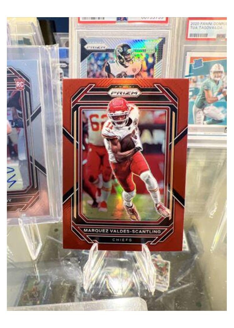 2022 Panini Prizm Base Set Marquez Valdes-Scantling #142 card