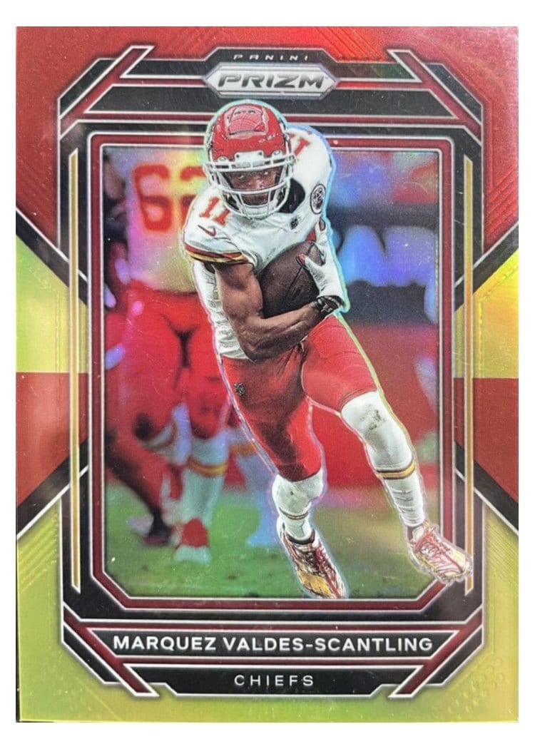 2022 Panini Prizm Base Set Marquez Valdes-Scantling #142 card