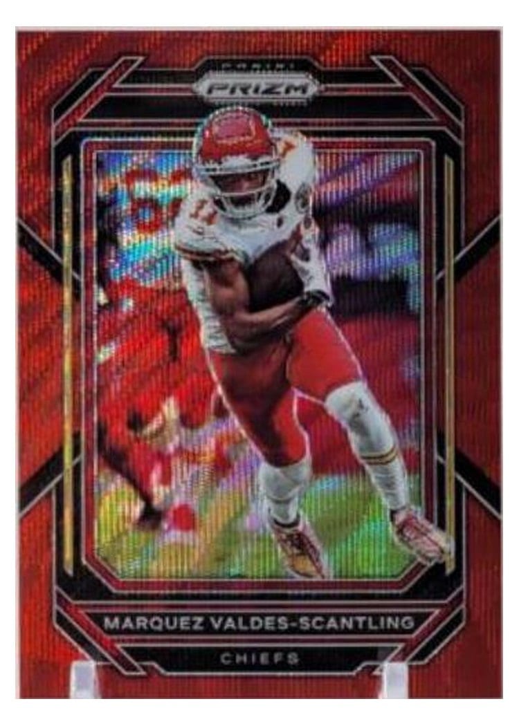 2022 Panini Prizm Base Set Marquez Valdes-Scantling #142 card