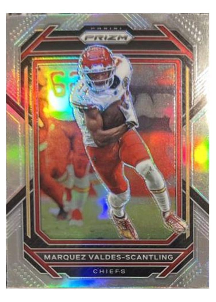 2022 Panini Prizm Base Set Marquez Valdes-Scantling #142 card