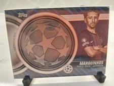 2025-26 Topps UEFA Club Competitions Starball Commemorative Relics Marquinhos #SCR-MQ card