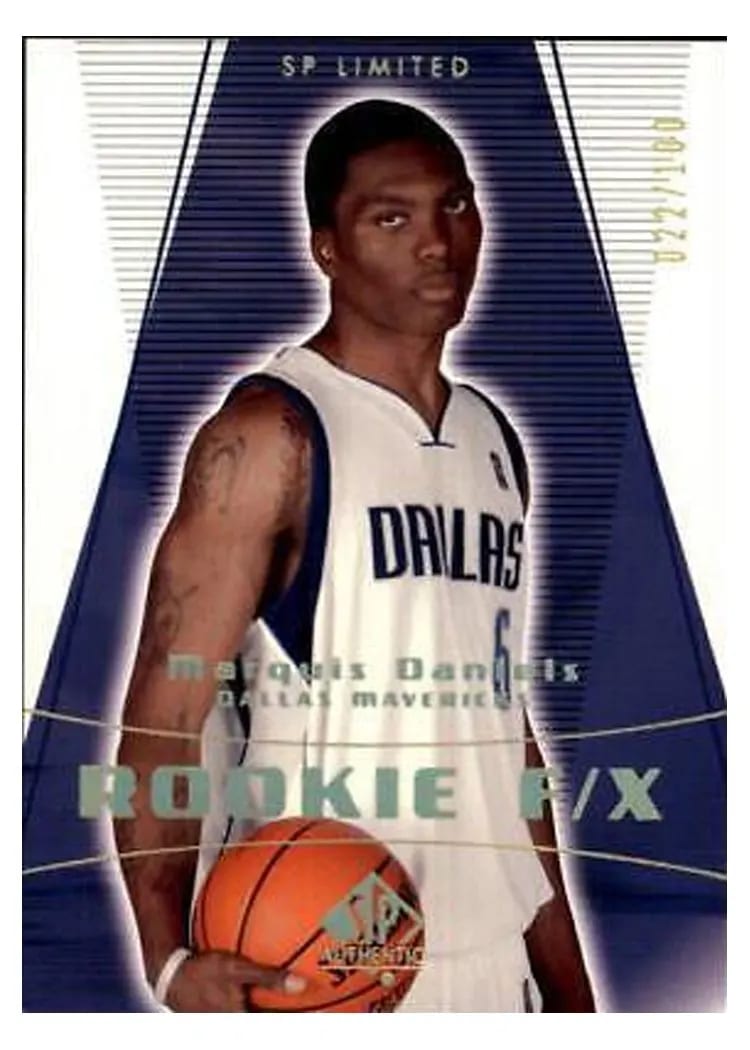 2003 SP Authentic Marquis Daniels #147 card