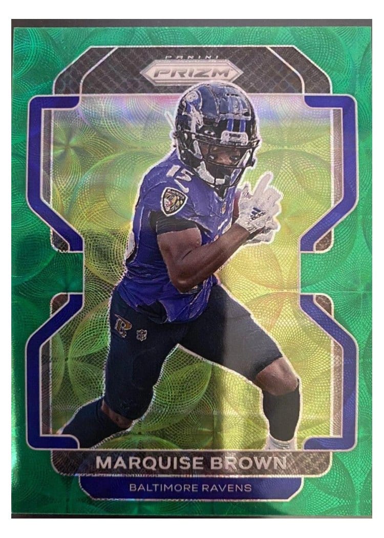 2021 Panini Prizm Base Set Marquise Brown #280 card
