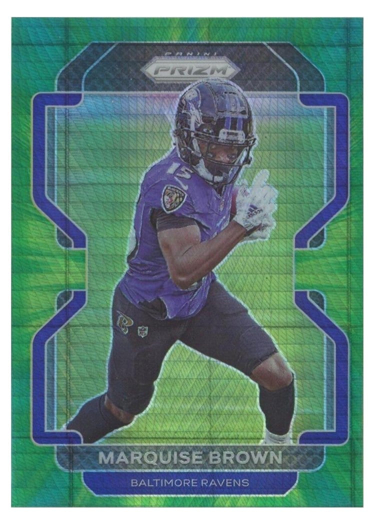 2021 Panini Prizm Base Set Marquise Brown #280 card