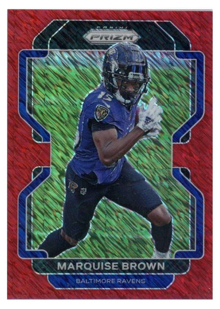 2021 Panini Prizm Base Set Marquise Brown #280 card