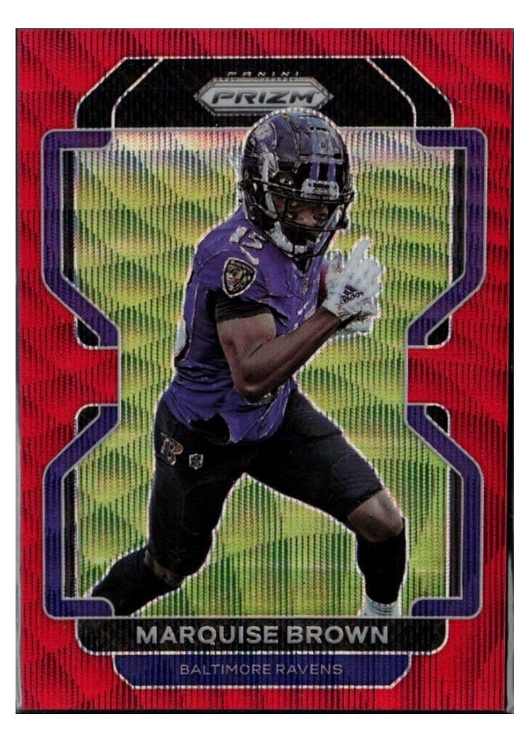 2021 Panini Prizm Base Set Marquise Brown #280 card