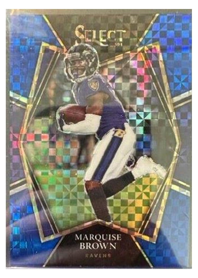 2021 Panini Select Base Set Marquise Brown #105 card