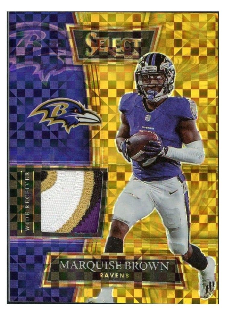 2021 Panini Select Base Set Marquise Brown #105 card