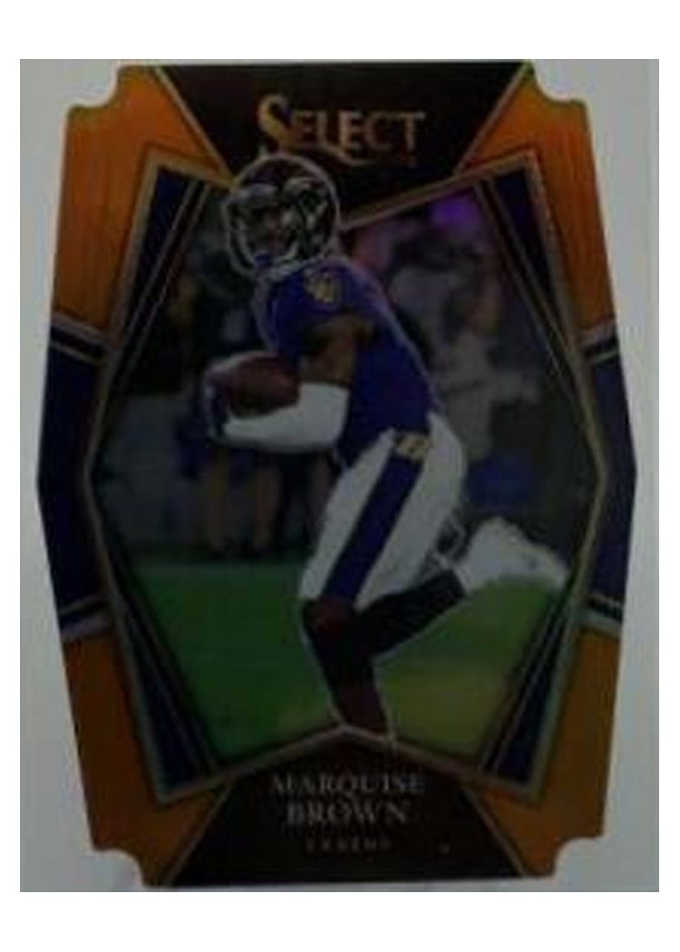 2021 Panini Select Base Set Marquise Brown #105 card