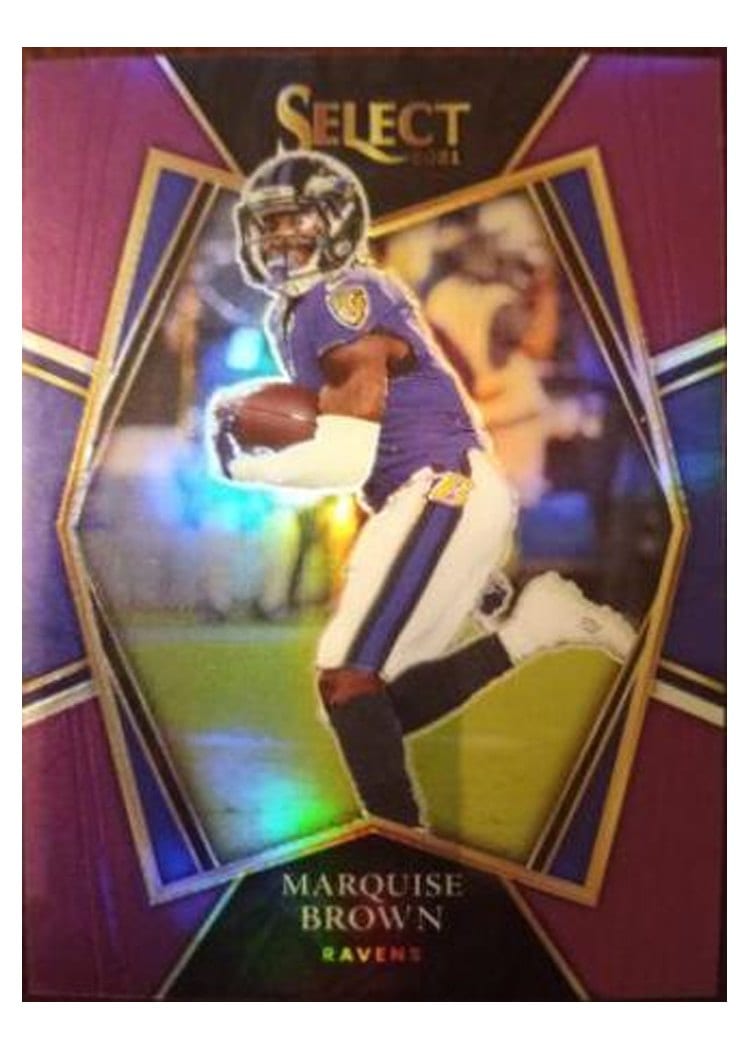 2021 Panini Select Base Set Marquise Brown #105 card