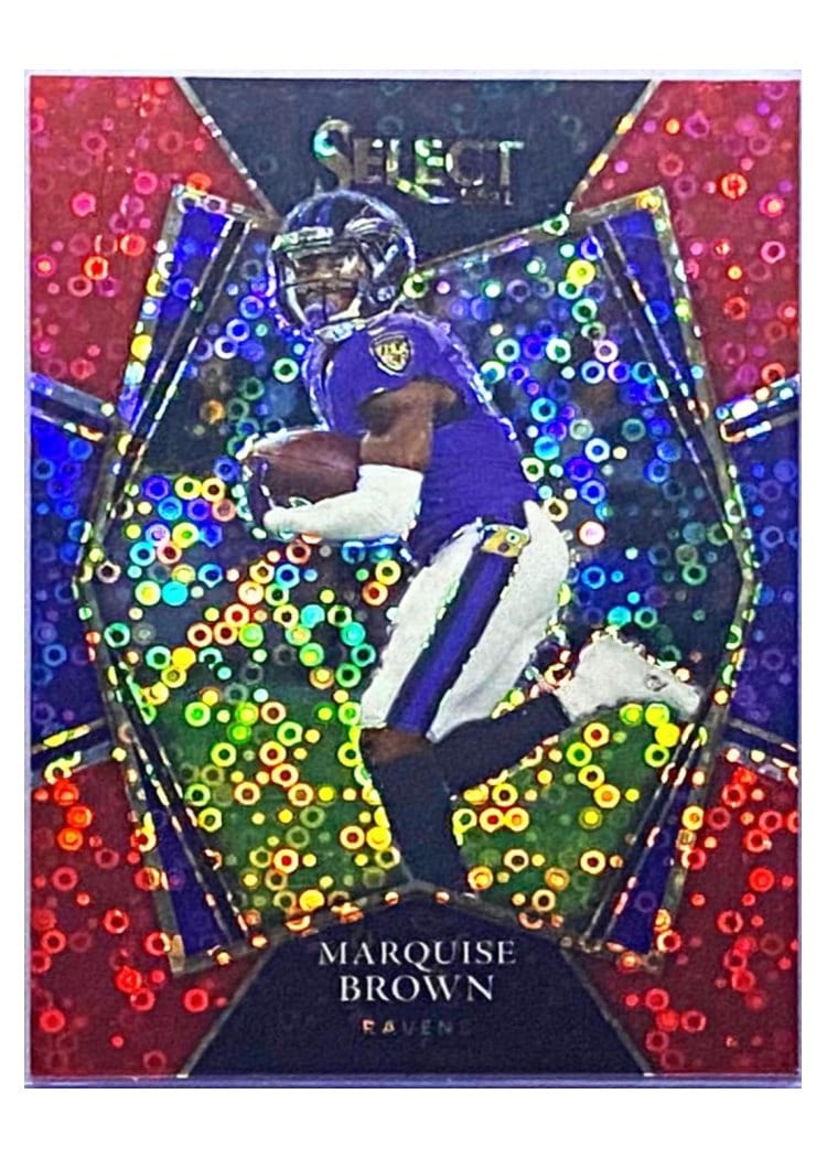 2021 Panini Select Base Set Marquise Brown #105 card