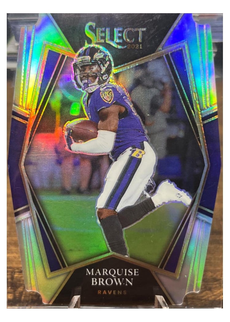 2021 Panini Select Base Set Marquise Brown #105 card