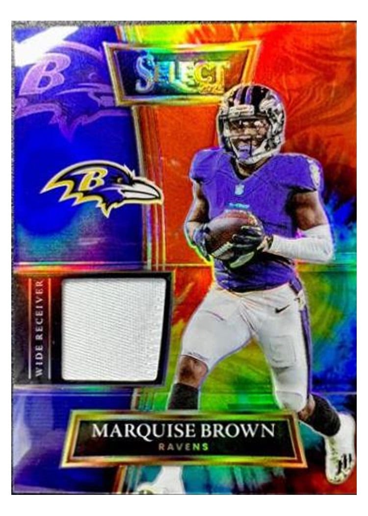 2021 Panini Select Base Set Marquise Brown #105 card