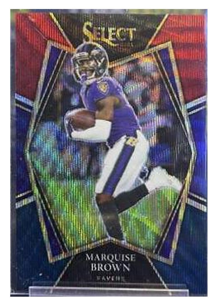 2021 Panini Select Base Set Marquise Brown #105 card