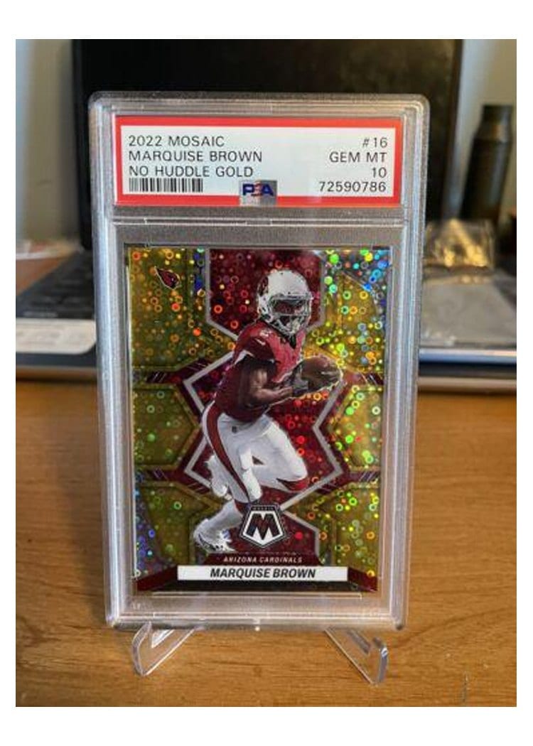 2022 Panini Mosaic Base Set Marquise Brown #16 card