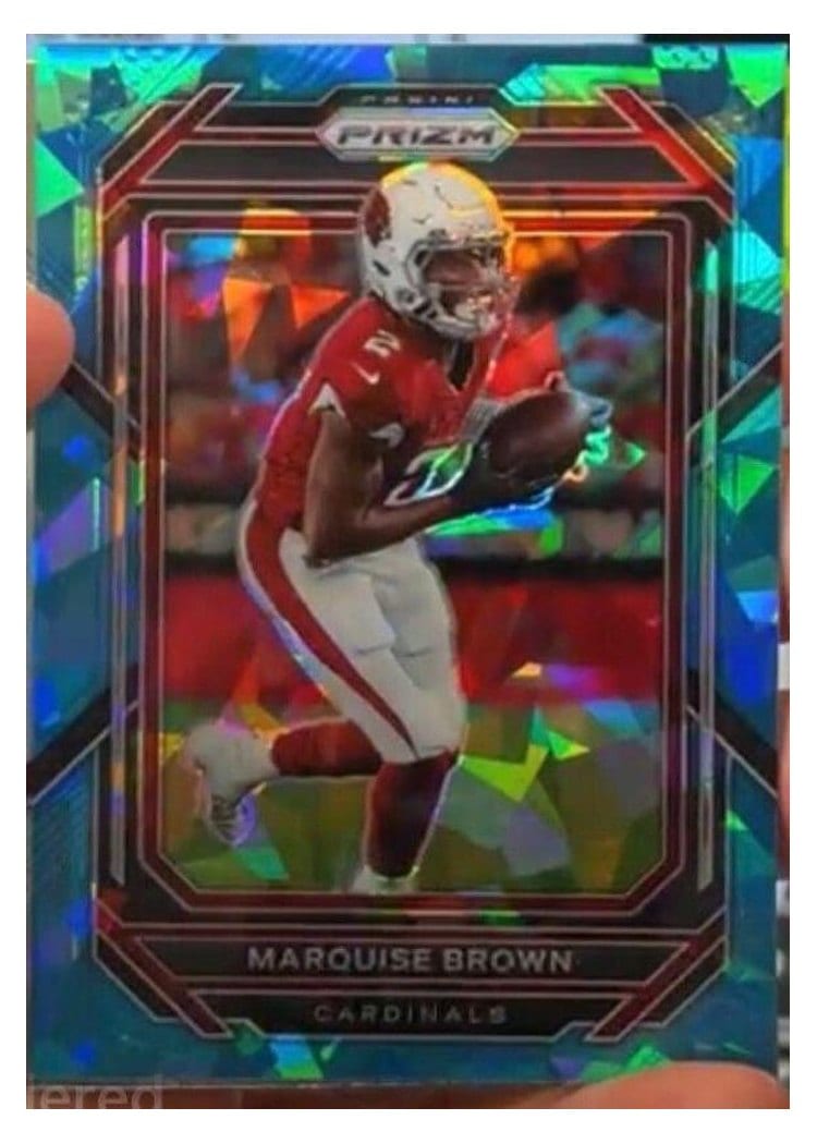 2022 Panini Prizm Base Set Marquise Brown #3 card