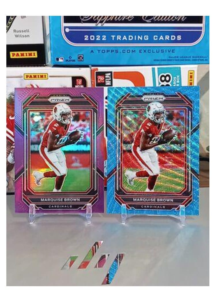 2022 Panini Prizm Base Set Marquise Brown #3 card