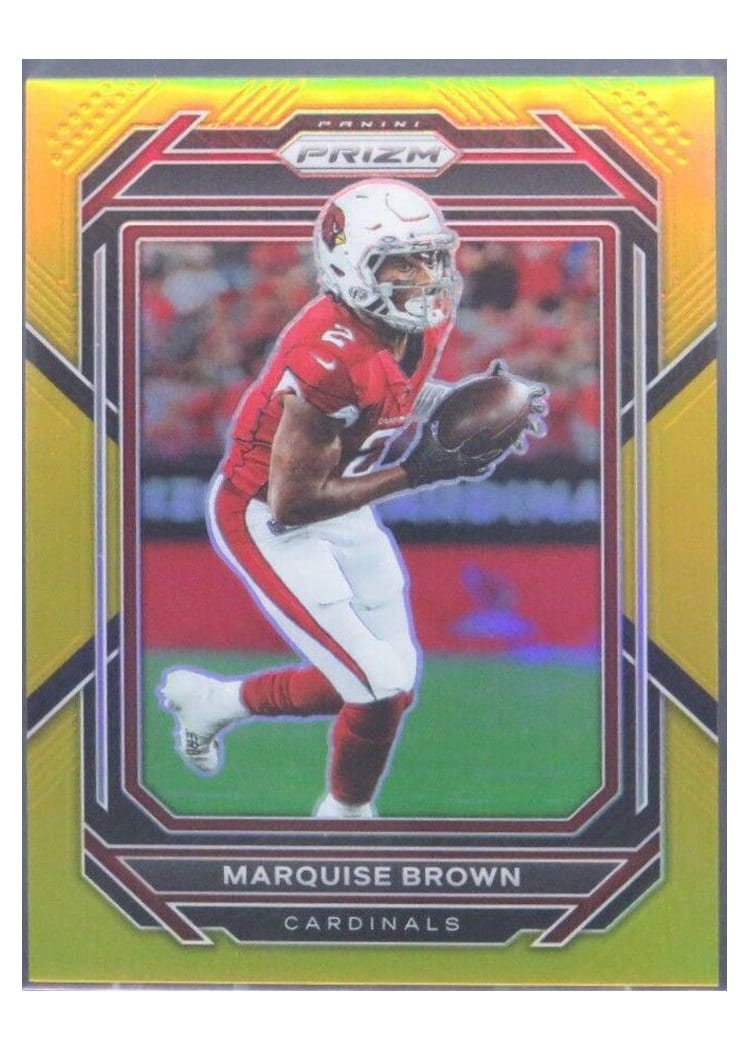 2022 Panini Prizm Base Set Marquise Brown #3 card