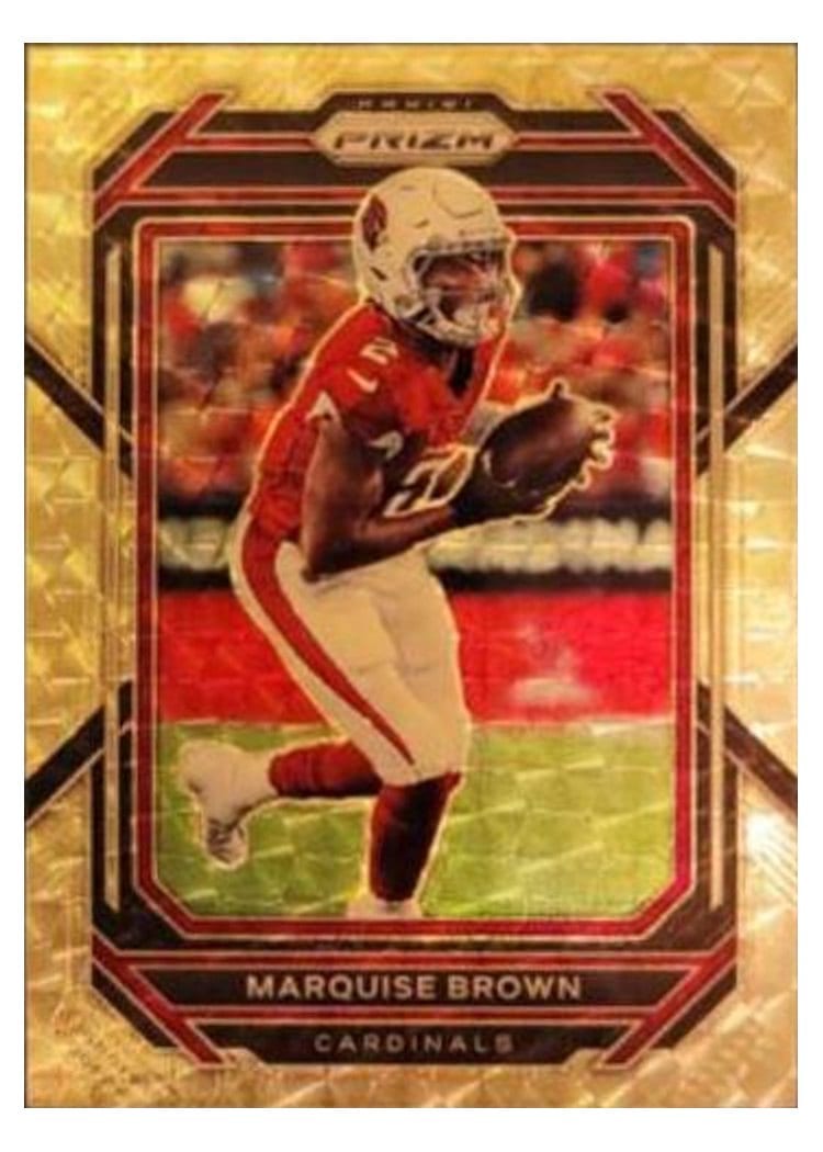 2022 Panini Prizm Base Set Marquise Brown #3 card