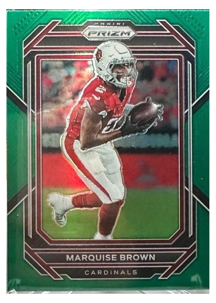 2022 Panini Prizm Base Set Marquise Brown #3 card