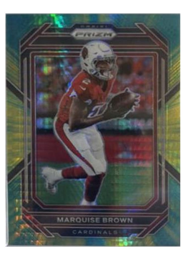 2022 Panini Prizm Base Set Marquise Brown #3 card