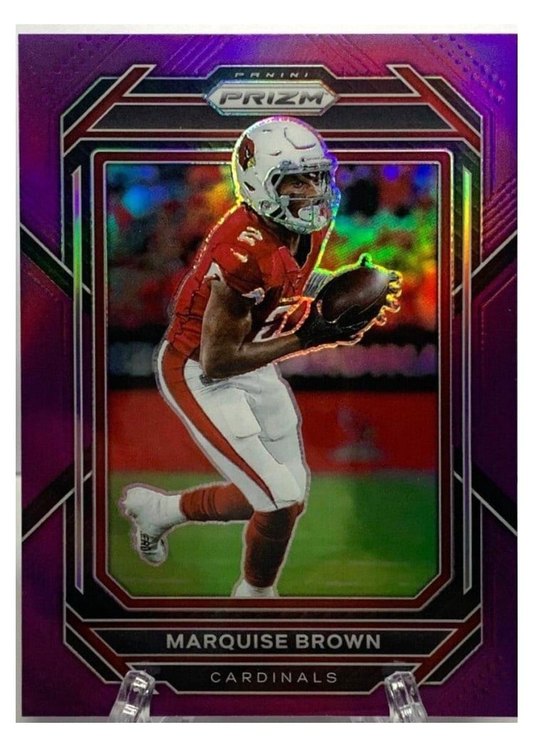 2022 Panini Prizm Base Set Marquise Brown #3 card