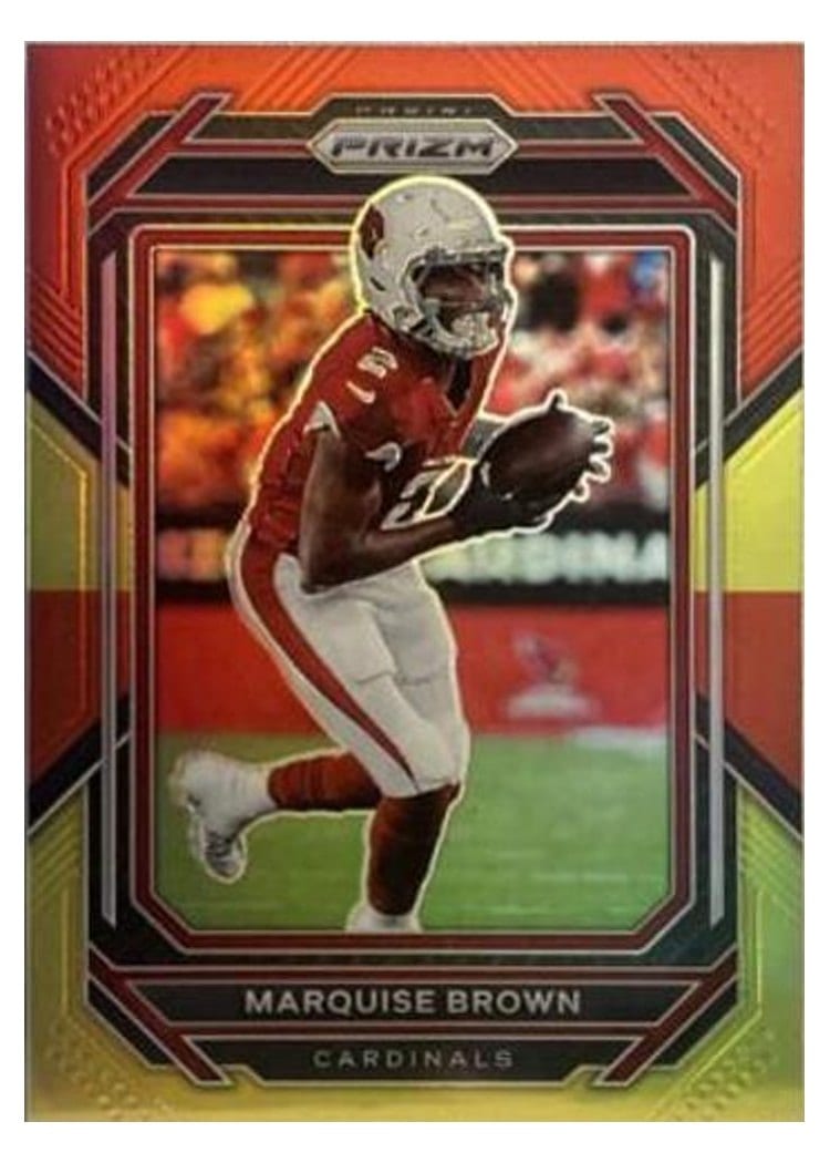 2022 Panini Prizm Base Set Marquise Brown #3 card