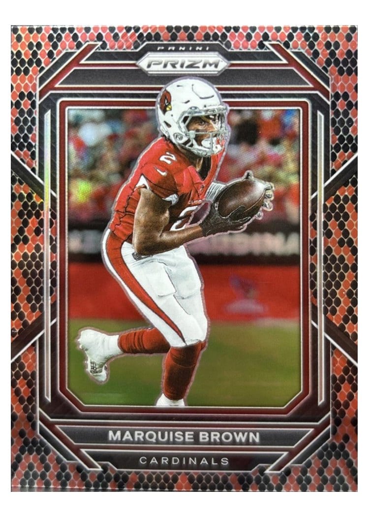 2022 Panini Prizm Base Set Marquise Brown #3 card