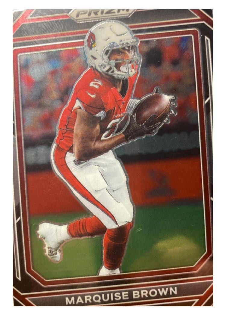 2022 Panini Prizm Base Set Marquise Brown #3 card
