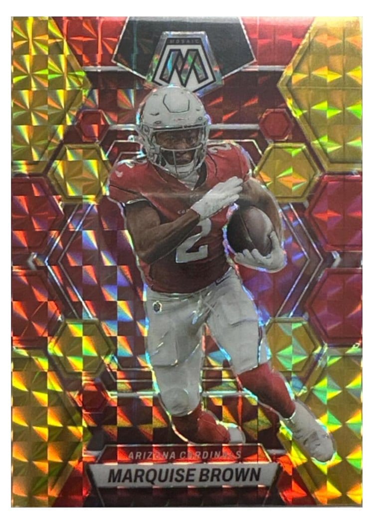 2023 Panini Mosaic Base Set Marquise Brown #3 card