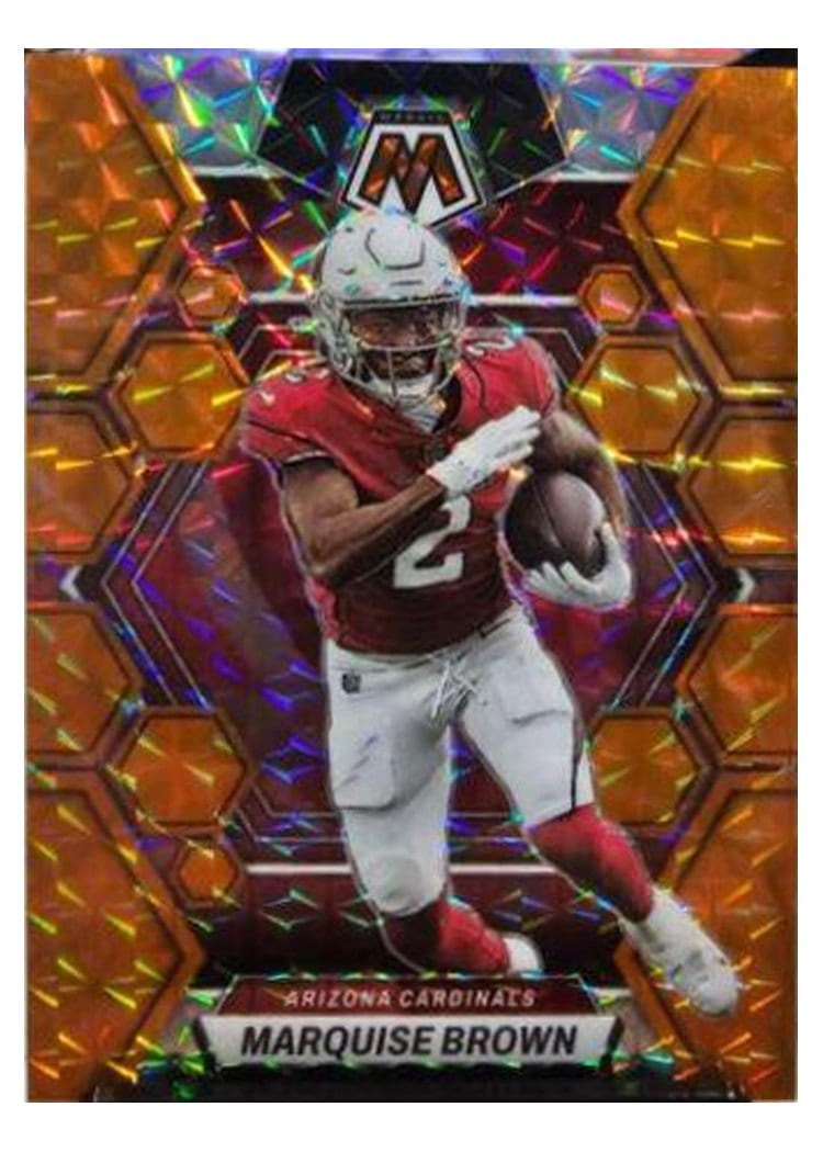 2023 Panini Mosaic Base Set Marquise Brown Orange #3 card